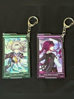 Honkai Star Rail HSR Firefly & Kafka Acrylic Keychain Stellaron Hunters Round 1
